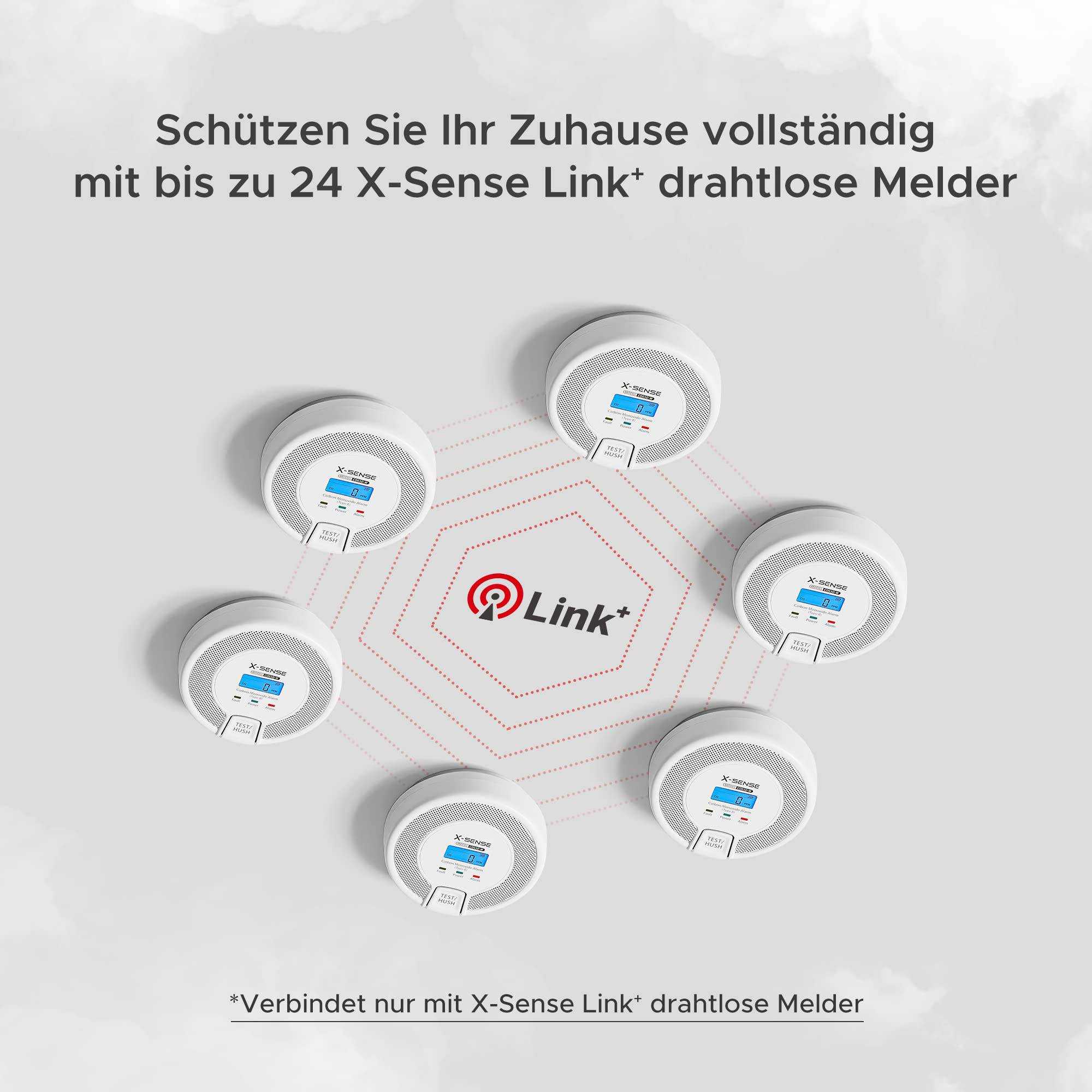 X-Sense CO03D-W Funk-Vernetzbarer Kohlenmonoxidmelder - Sichere Vernetzung für umfassenden CO-Schutz Mesch Shop X-Sense CO03D-W Funk-Vernetzbarer Kohlenmonoxidmelder - Sichere Vernetzung für umfassenden CO-Schutz Mesch Shop